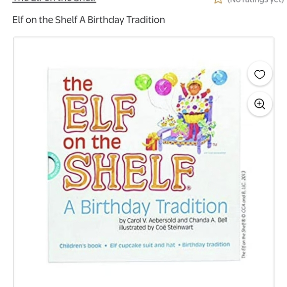 Elf on the Shelf A Birthday Tradition Book, Costume and girl Elf on a shelf - Picture 11 of 13